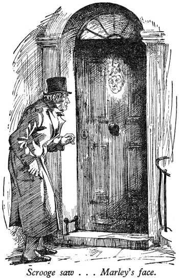 A scene from the first spirit visiting Scrooge on Christmas Eve.